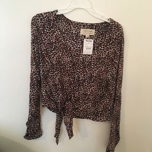 cloth & stone • printed blouse